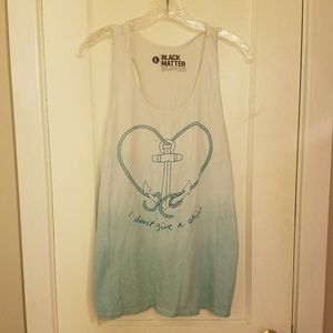 Anchor ombre tank top